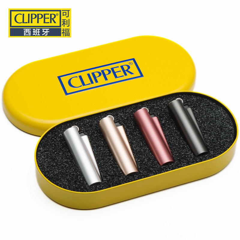 西班牙CLIPPER可利福金属打火机 充气体砂轮火石个性创意潮打火机