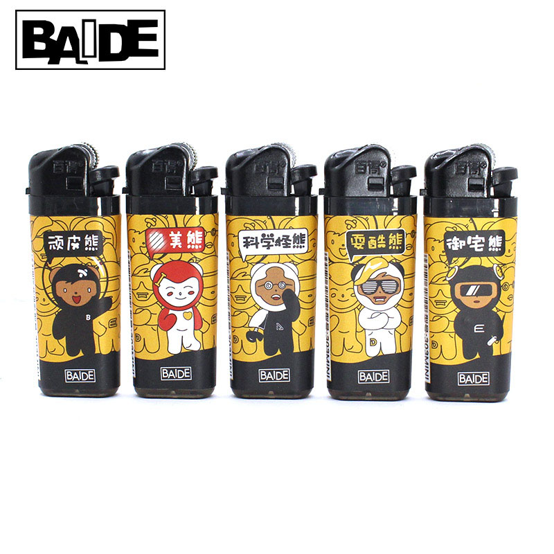 百得火石砂轮一次性定制打火机图片