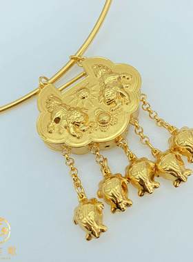 银笙歌古风足银儿童周岁礼