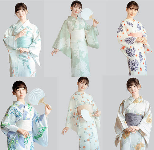 纯棉原单日本传统和服浴衣女