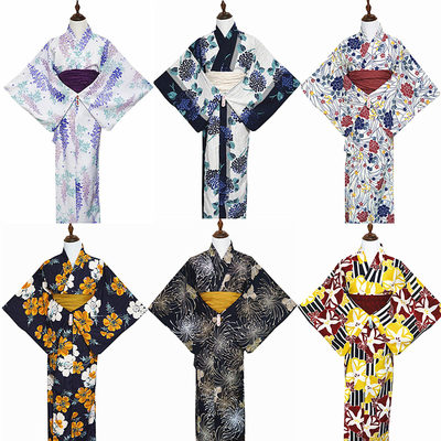 外贸原单和服浴衣女拍摄旅游和服