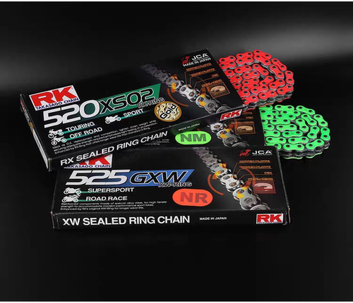 RK 520摩托车链条彩色油封链条改装适用春风铃木川崎雅马哈正品购