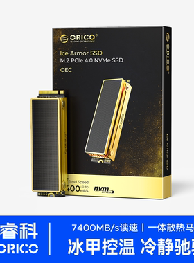 orico奥睿科m2电竞游戏固态硬盘1t2t4t高速长江存储SSD台式电脑
