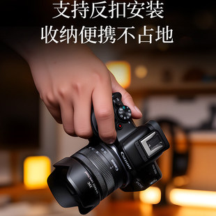适用佳能相机镜头遮光罩EOS R6III R50V R52 R100 R5C 微单配件 R10 R50 R62 R5II JJC