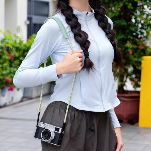 JJC 相机挂绳肩带背带适用富士XT30III XT50 XT5 XE5 X100VI徕卡Q3 D-LUX8微单卡片机斜挎减压挂脖女生可爱