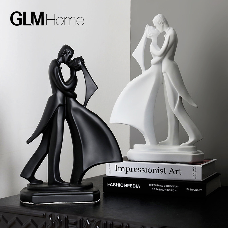 北欧创意轻奢艺术人物摆件家居客厅酒柜办公室桌面装饰品新婚礼物,家居饰品,装饰摆件,淘宝优惠券,粉丝福利购,淘宝优惠卷