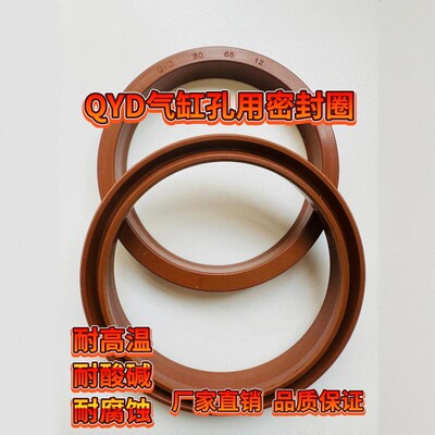 氟胶QYD气缸孔用油封耐高温酸碱