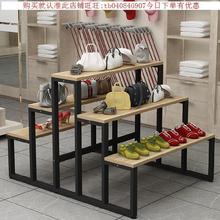 省空间包包架展桌梯式商用多功能卖场精品店服装店玻璃橱窗展示架