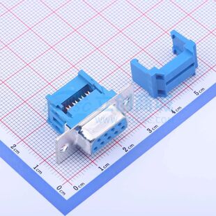 D-Sub/VGA连接器 X0809FT7BL1 - 9P电子元件BOM可配单