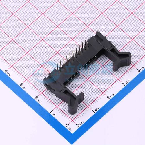 IDC刺破式连接器(牛角/简牛) X2001WR-2x10C-6TV01 弯插,P=2mm 2x