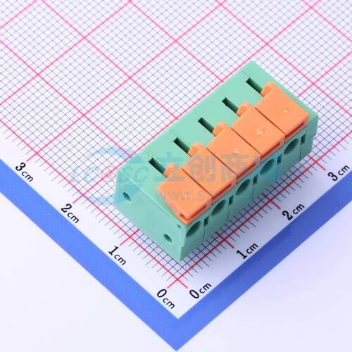 弹簧式接线端子 JL142R-50805GA1 弯插,P=5.08mm 5P 1x5P电子元件