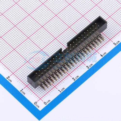 IDC刺破式连接器(牛角/简牛) X2001WR-2x22A-6TV01 弯插,P=2mm 2x
