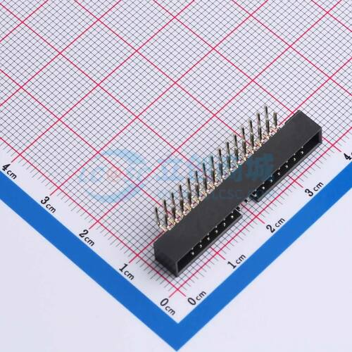 IDC刺破式连接器(牛角/简牛) X2001WR-2x15A-6TV01 弯插,P=2mm 2x