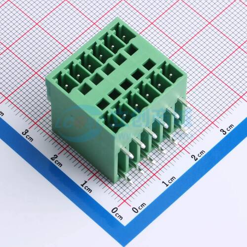 插拔式接线端子 A381RH-6P0G36 弯插,P=3.81mm 2x6P电子元件BOM可