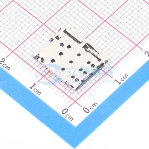 SIM卡连接器 LAIL-SIM015-T1.25-T SMD 自弹式电子元件BOM可配单