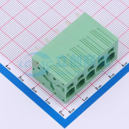 弹簧式接线端子 KF205V-7.5-5P 插件,P=7.5mm 5P 1x5P电子元件BOM