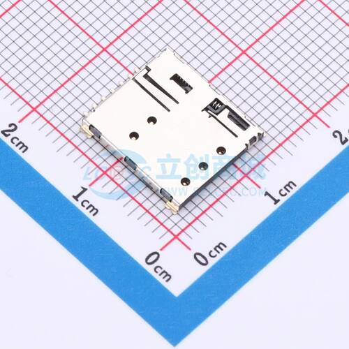 SIM卡连接器 NOS21-S1F1-2000-A SMD 自弹式电子元件BOM可配单