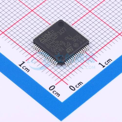 单片机(MCU/MPU/SOC) STM32F107RCT6TR LQFP-64(10x10) 电子元件B