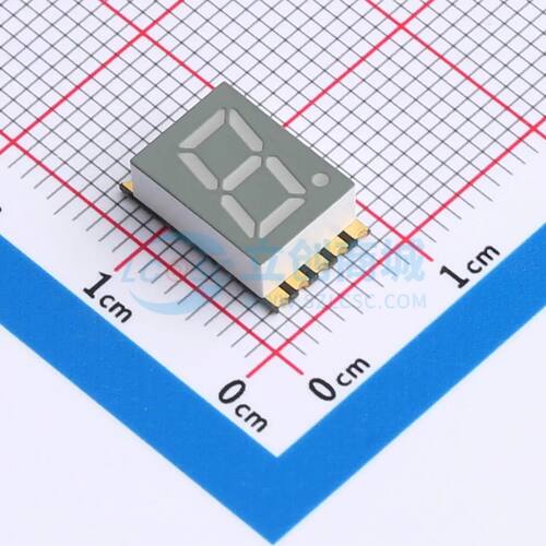 LED数码管 GS3011CB-G SMD,12x7.3mm 1位0.3电子元件BOM可配单