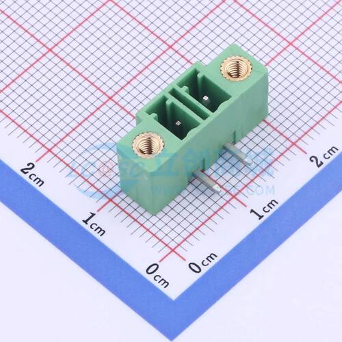 插拔式接线端子 DB1ERM-5.08-2P-GN 弯插,P=5.08mm 1x2P电子元件B