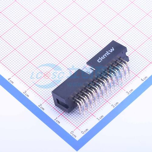 IDC刺破式连接器(牛角/简牛) B-3000R26P-0110 弯插,P=2.54mm 2x1