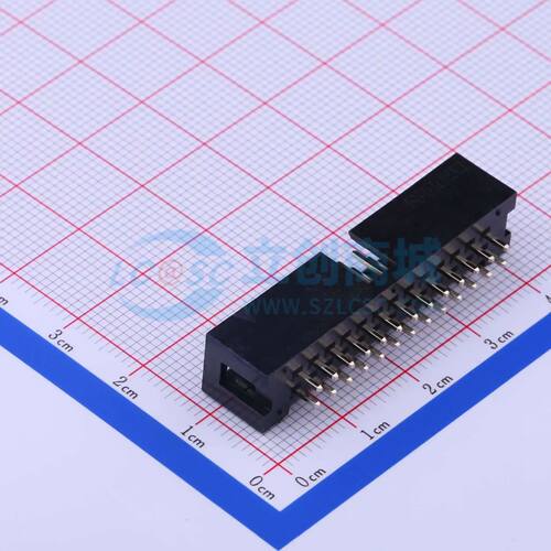 IDC刺破式连接器(牛角/简牛) DS1013-26SSiB1-B-0 插件,P=2.54mm