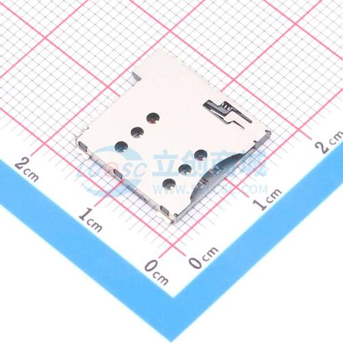 SIM卡连接器 LAIL-SIM03-T1.35-T SMD 自弹式电子元件BOM可配单