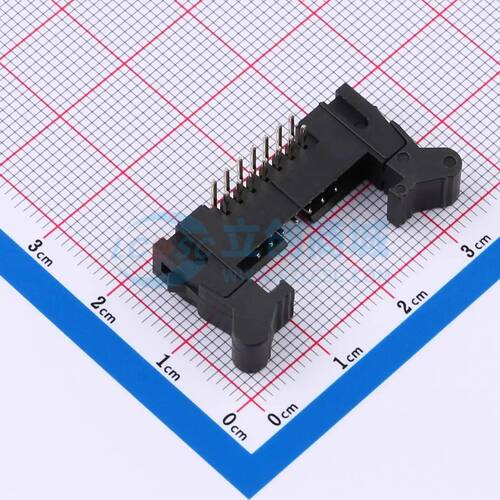 IDC刺破式连接器(牛角/简牛) X2001WR-2x07D-6TV01 弯插,P=2mm 2x