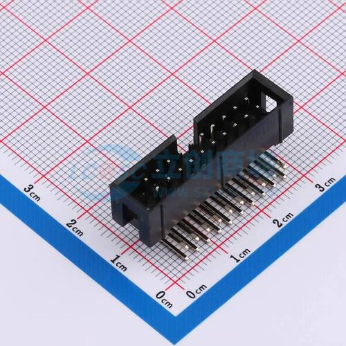 IDC刺破式连接器(牛角/简牛) DS1013-20RSiB-B-0 插件,P=2.54mm 2