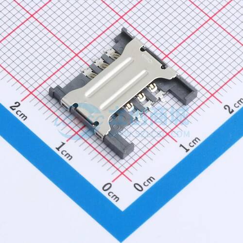 SIM卡连接器 XDSM-06185-0412 SMD 拔插式电子元件BOM可配单