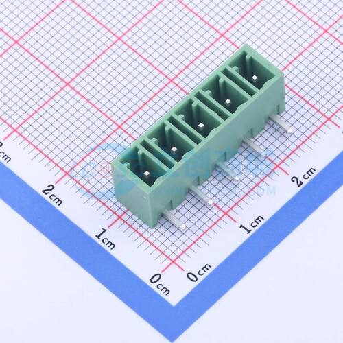 插拔式接线端子 DB1ERC-5.08-5P-GN 弯插,P=5.08mm 1x5P电子元件B