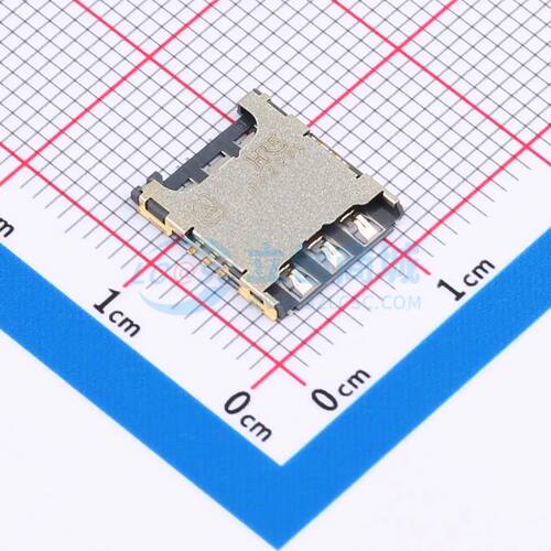 SIM卡连接器 KP13C-6S-SF(800) SMD 拔插式电子元件BOM可配单