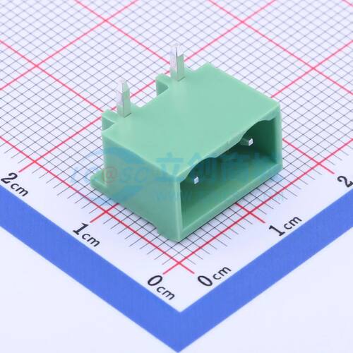 插拔式接线端子 KF2EDGRC-7.5-2P 弯插,P=7.5mm 板端/插座-闭口 1