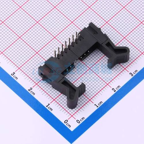 IDC刺破式连接器(牛角/简牛) X2001WR-2x07C-6TV01 弯插,P=2mm 2x