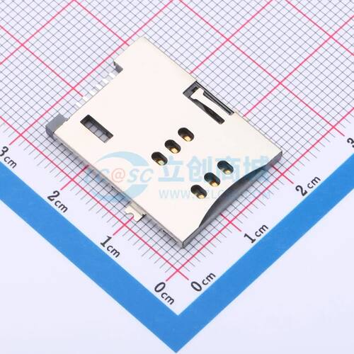 SIM卡连接器 C7059-02 SMD 自弹式电子元件BOM可配单