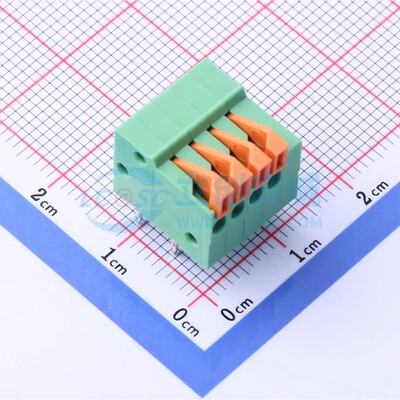 弹簧式接线端子 JL141R-25404GA1 弯插,P=2.54mm 1x4P电子元件BOM