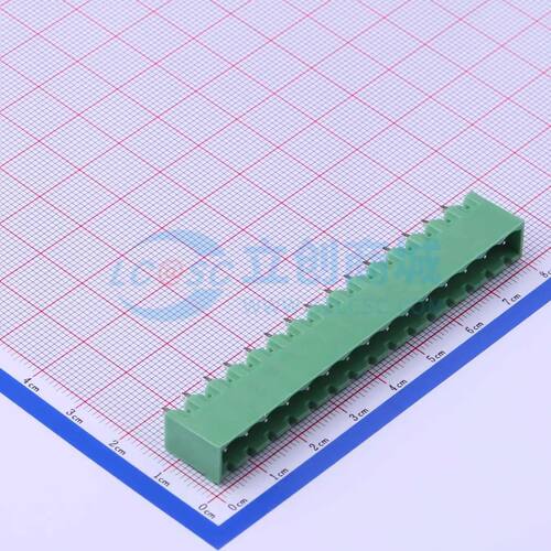 插拔式接线端子 DB2EVC-5.08-15P-GN 插件,P=5.08mm 1x15P电子元