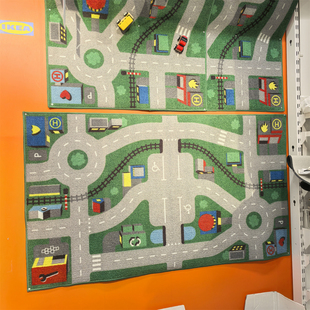 成都宜家短绒地毯利乐宝儿童游戏垫儿童地毯游戏毯地毯国内代购