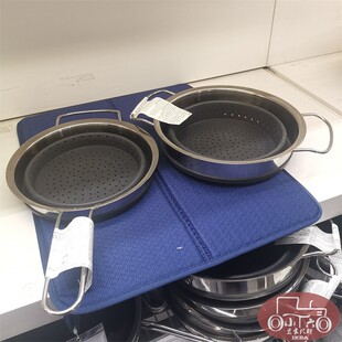 宜家 克洛克伦 滤碗 厨房沥水篮5L不锈钢硅橡胶成都国内代购