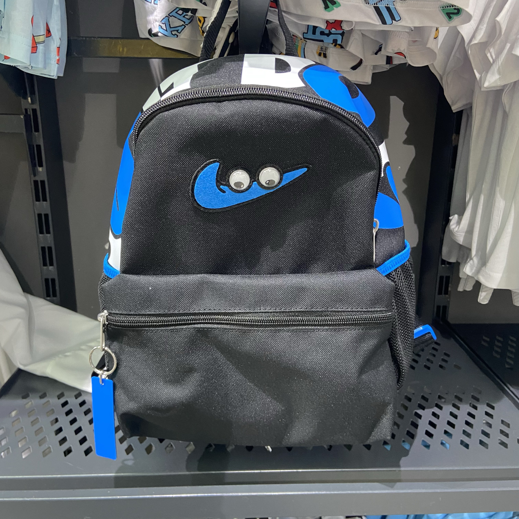 Nike耐克小眼睛小奶包迷你学生书包休闲双肩背包FZ7259-010