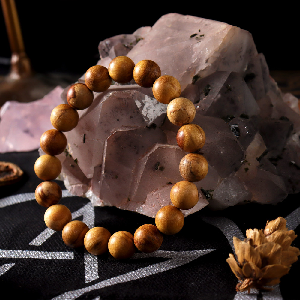 秘鲁圣木手串 手作原木 老料珠子 19颗 高油性 10mm