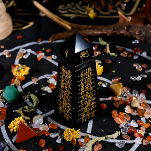 埃及香精瓶 5毫升玻璃材质方尖碑 安卡 命钥匙荷鲁之眼