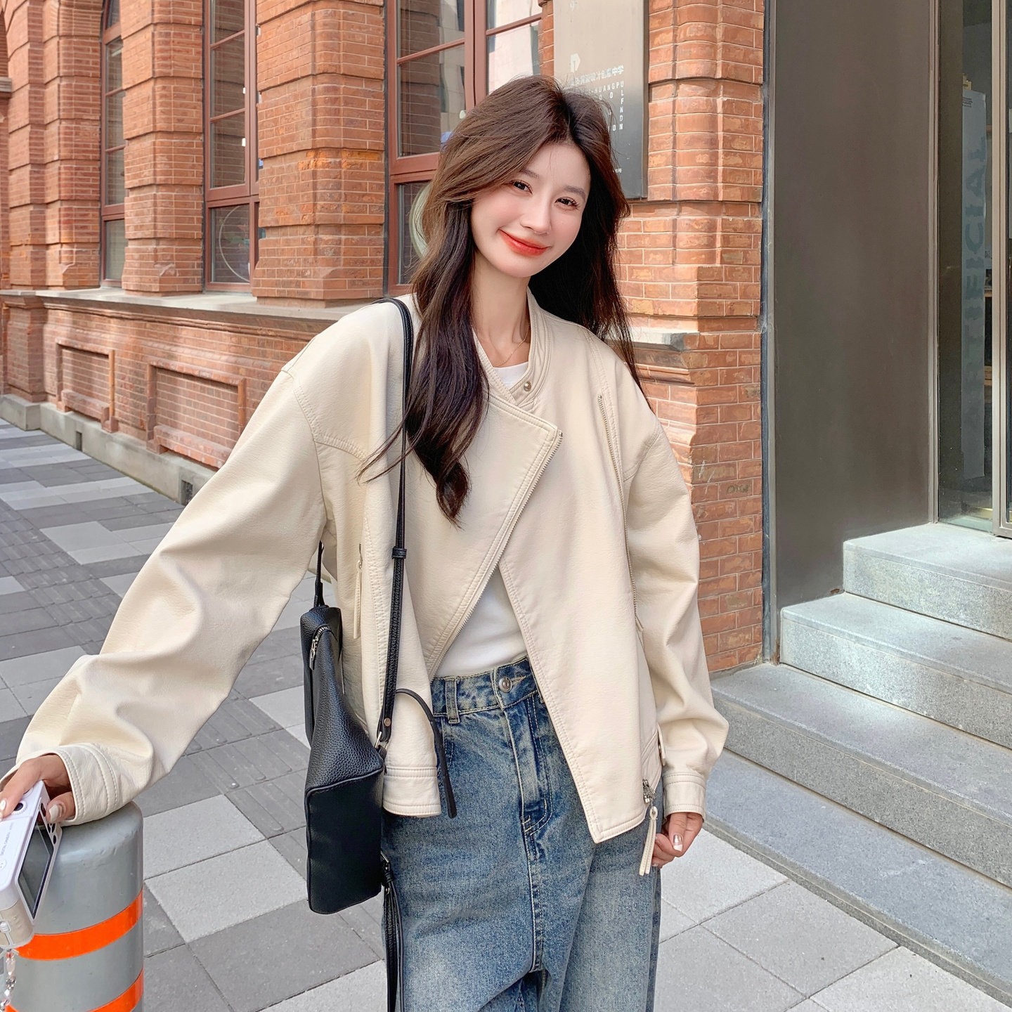 新款图大货已出皮衣外套275-W669-P165-K238,女装皮衣,柒柒家