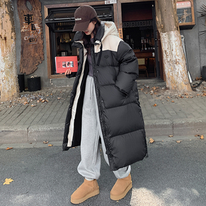 不断货 连帽长款羽绒服90白鸭绒275-M177-P290-K408图片