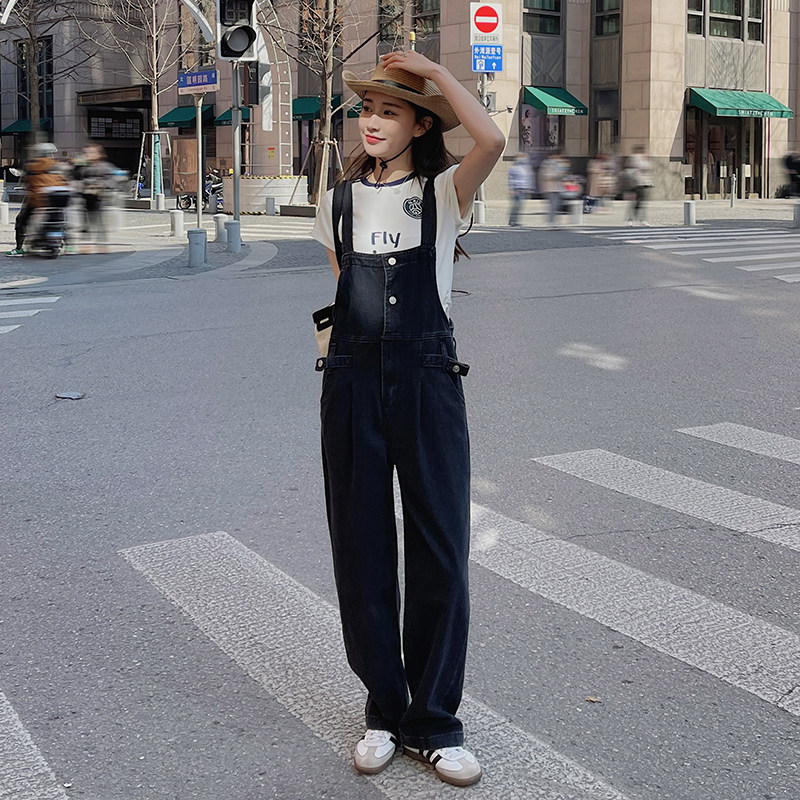 不断货牛仔背带裤2C525-K40-P115-K168，女装连体裤，柒柒家