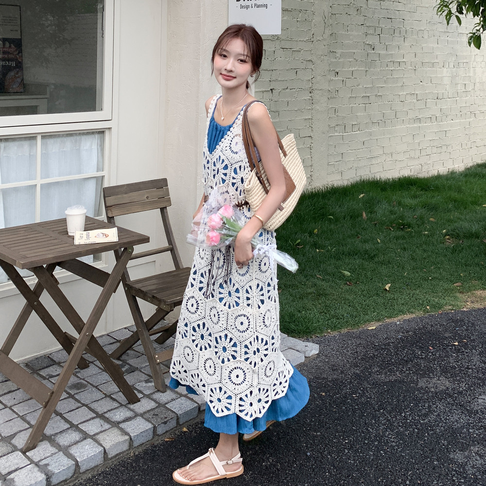 新款大货已出三件套送腰带2C525-Q553-P145-K218，女装连衣裙，柒柒家