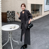 新款图大货已出西装三件套加丝巾275-W808-P275-K398，女装套装/套裙，柒柒家