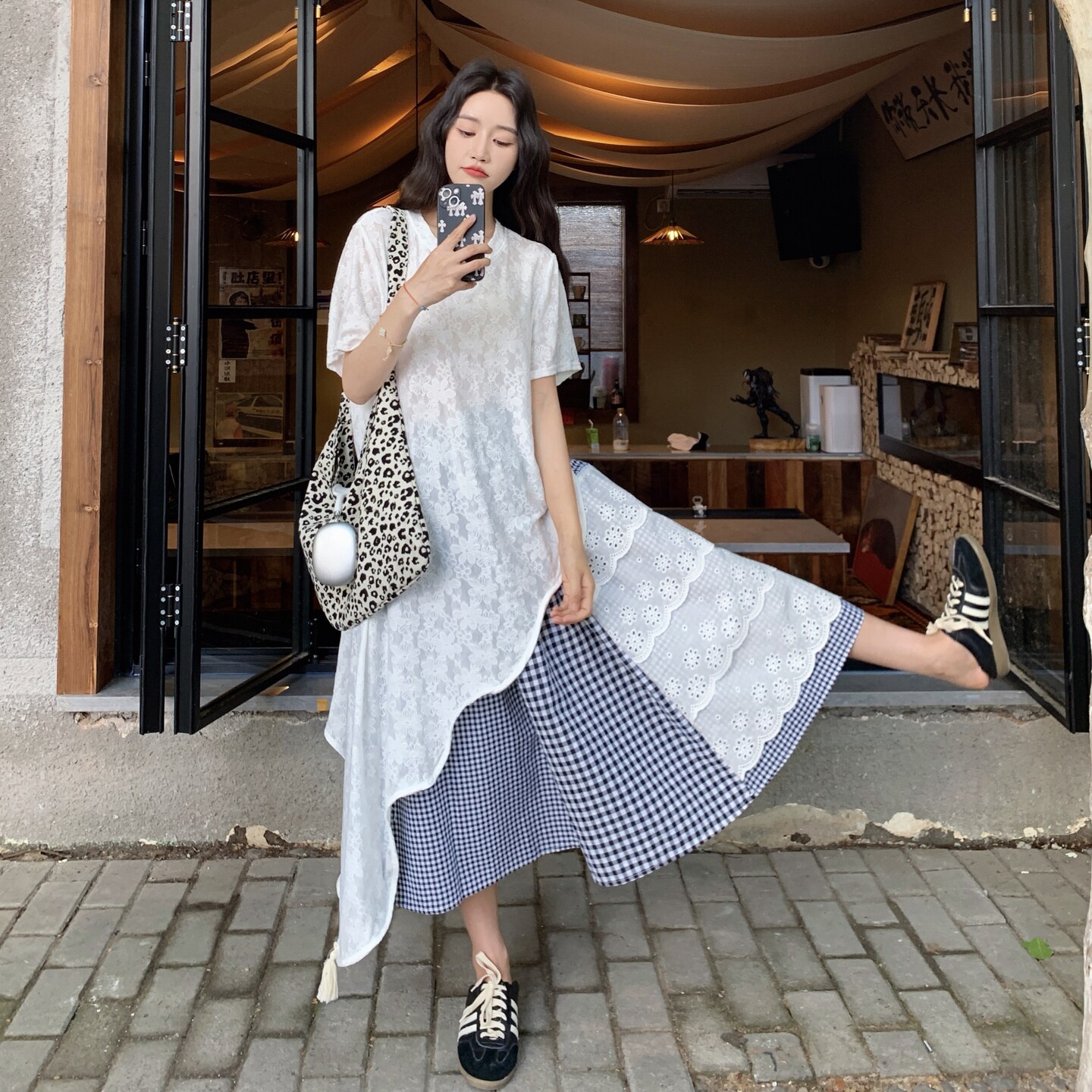 新款大货两件套2C525-Q591-P165-K238，女装套装/套裙，柒柒家