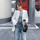 新款图大货白色西装外套275-W805-P145-K238，女装西装，柒柒家