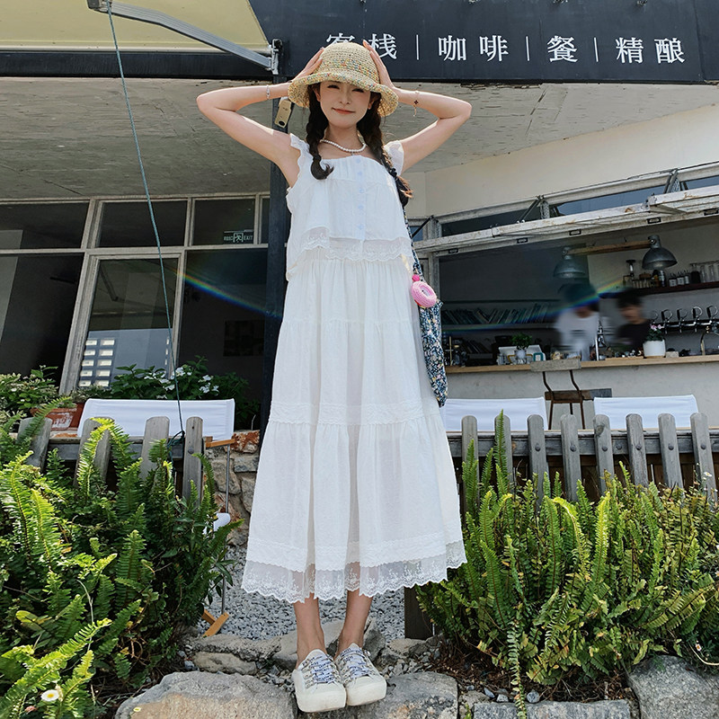 现货两件套背心半身裙套装2C525-T28-p135-k198,女装连衣裙,柒柒家